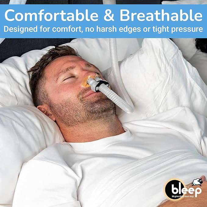 Bleep Eclipse Halos C Pap Mask-Free Interface, Strapless Sleep Apnea CPAP Nose Mask with 32 MagSeal Ports, Leak-Free Adhesive, BPA-Free, Supplies & Accessories, 32 Count, USA-Made (Pack of 1)