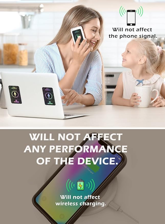 Stickers for Cell Phones/Laptops/Tablets/All Devices, Large Area Protection, [Trimmable], [Reusable], Suitable for Anyone, 4.2 x 2.4 x 0.015 inches - (15 Pcs)