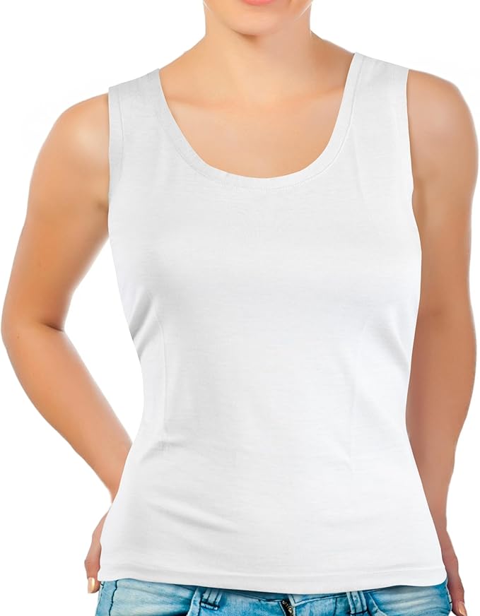 EMF Tank Top 5G RF Safe Clothing Shielding - Silver Coated Fabric