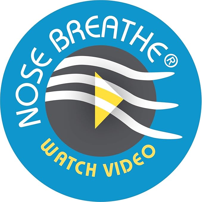 Nose Breathe® Trainer - Experience The Benefits of Nasal Breathing - Correct Tongue Placement, Tongue Position at The Roof of The Mouth, Will Stop Mouth Breathing Naturally.
