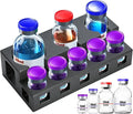 8 Slots Insulin Vial Holder for Fridge | Peptide Vial Holder for 5ml, 10ml, 20ml, 30ml Vials | Peptide Vial Storage Holder with Clear Viewing Holes