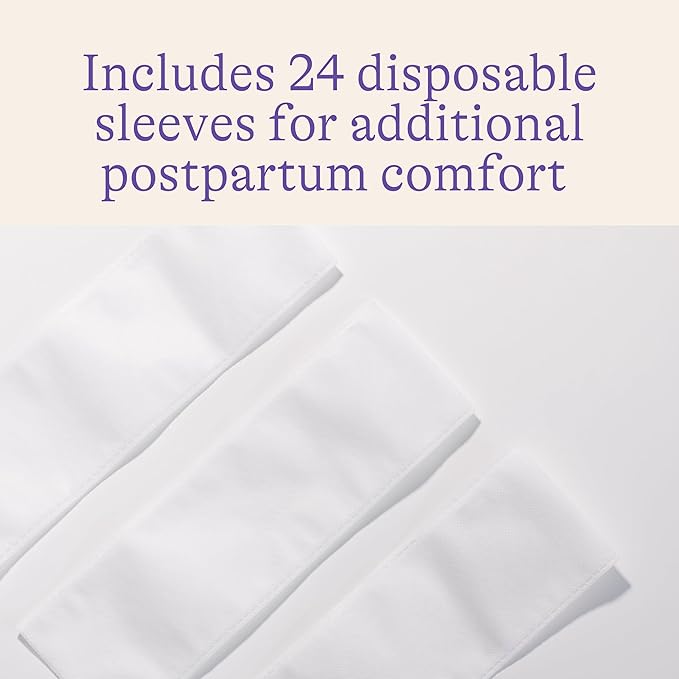 Lansinoh Hot & Cold Postpartum Therapy Packs Disposable Sleeve Refill, 24 Count