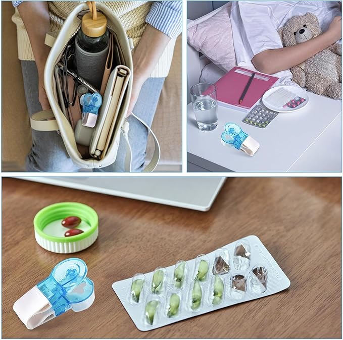 Portable Pill Taker Household Gadgets, 2026 New Pill Popper Extractor Tool, Blister Pack Opener Popper Assistance Tools, Pills Poppers for Blister Packs for The Elderly, Disabled (2pcs)