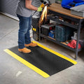 Consolidated Plastics Heavy Duty Diamond Plate Anti-Fatigue Mat - Thick Sponge Base - Standing Support for Leg & Back Pain