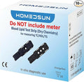 10 Pack 4 in 1 Total Cholesterol HDL LDL and Triglyceride Test Strips with Lancets Droppers Exclusively Compatible with The HSLPM-102 Cholesterol Test Meter (Analyzer is Not Included)