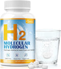 Magnesium -Infused Hydrogen Water Tablets (120 Servings) 8 PPM H2 Molecular Tablets for Energy Boost, Brain Health & Cognitive Support, Lemon Flavor, Gluten-Free & Non-GMO