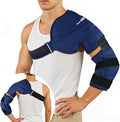SuzziPad Shoulder Ice Pack – Large, Adjustable Fit for Rotator Cuff & Arm, Reusable Cold Therapy for Broad Shoulders, Elbow Ice Sleeve for Pitchers, Muscle Relaxation & Recovery