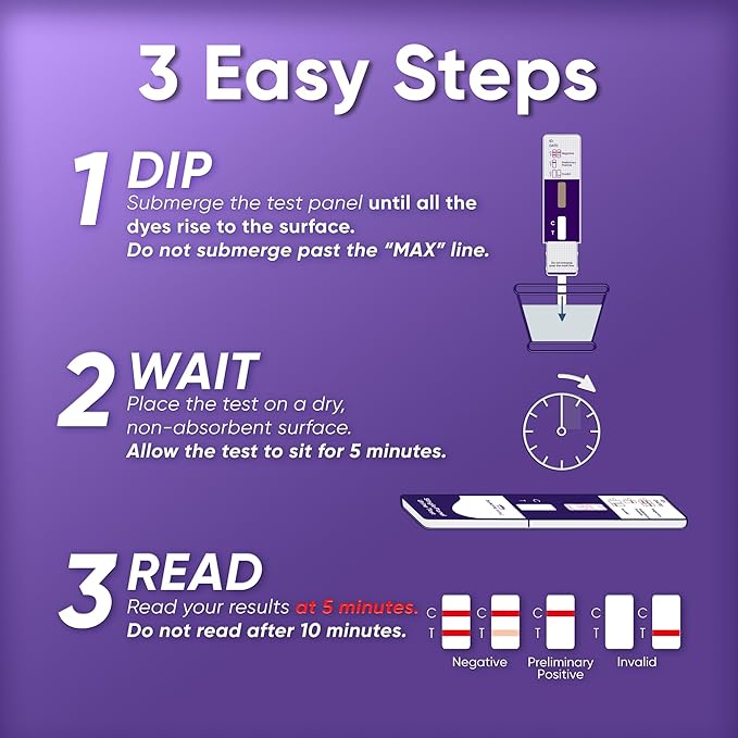 Safe Life [10 Pack] Buprenorphine (BUP) Single Panel Urine Drug Test, Highly Sensitive, Cut-Off Level of 10 ng/ml, Fast Result Within 5 Mins