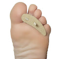 Steins Hammer Toe Crest Cushion and Buttress Pad Reduces Pressure from Calluses and Hammer Toes, Large Left, Beige, 3 Count (Pack of 1)