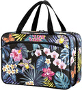 Naanle Pill Organizer Bag Travel Pill Bottle Medicine Organizer Home Storage Medication Bag for Vitamin Supplements, Hawaii Palm Leaves Flowers Empty First Aid Bag for Car Camping, 1.0 Count
