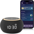 Hotmoon Alarm Clock with Sound Machine for Sleep, Luna Pro Dual-Stage Alarm, 507 Relaxing Sounds, Smart Night Light & Timer, Pink Green Brown White Noise Machine for Sleeping Adult Office Plug in