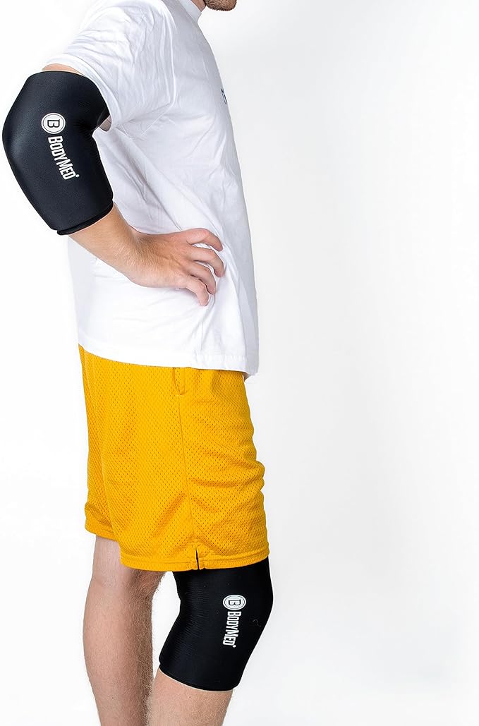 BodyMed 360° Hot & Cold Sleeve for Knee, Elbow, Ankle, Wrist Discomfort Relief – Flexible, Reusable Gel Ice Pack Compression Therapy for Sprains, Arthritis, Tendonitis - X-Large