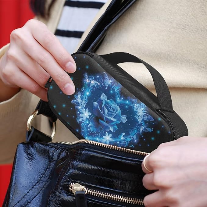 Blue Rose Insulin Pen and Medication Carrying Case Lightweight Anti-Stains Glucose Meter and Diabetic Supplies Insulated Cool Organizer for Daily Life and Trip