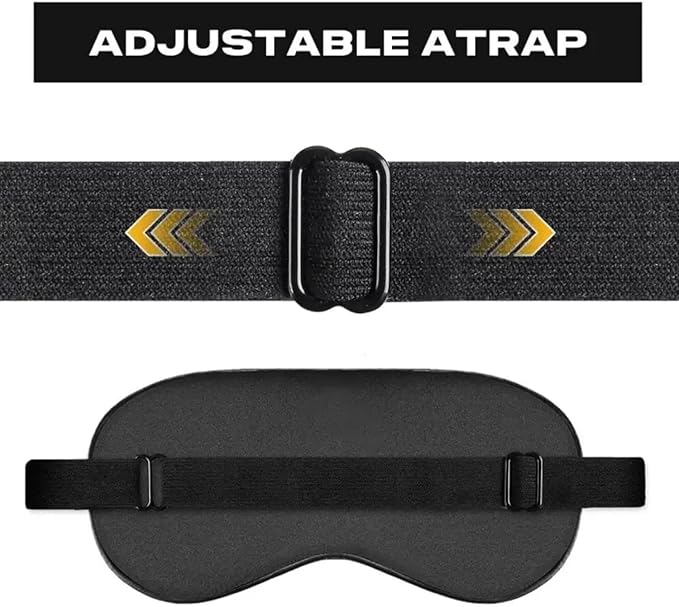 Sleep Mask for Women & Men,Blackout Eye Mask for Sleep,100% 6A Mulberry Silk Sleep Mask for Side Sleeper,Reduces Migraines & Puffy Eyes, Travel Office Airplane Use, Ideal Gift
