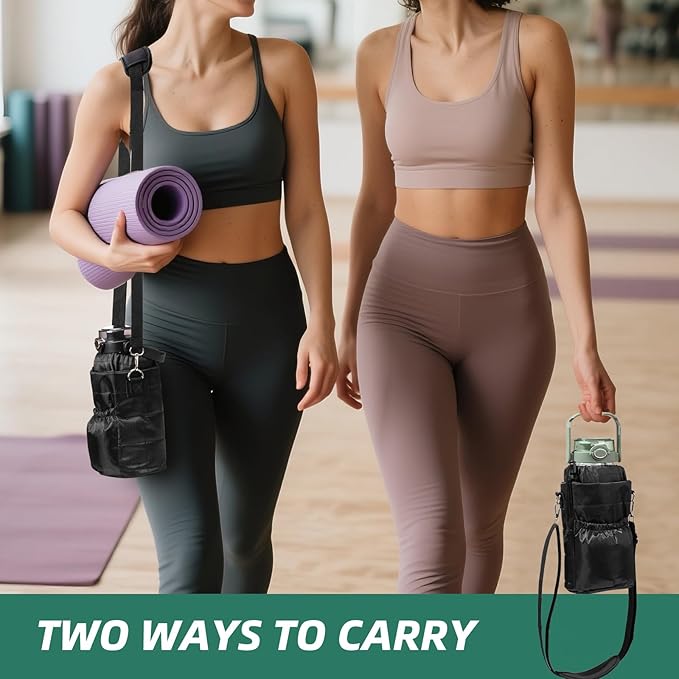 64oz Glass Water Bottle with Straw and Sleeve Half Gallon Motivational Water Bottle with Time Marke and Strap 2L Leakproof Borosilicate Reusable Water Jug for Gym Outdoors