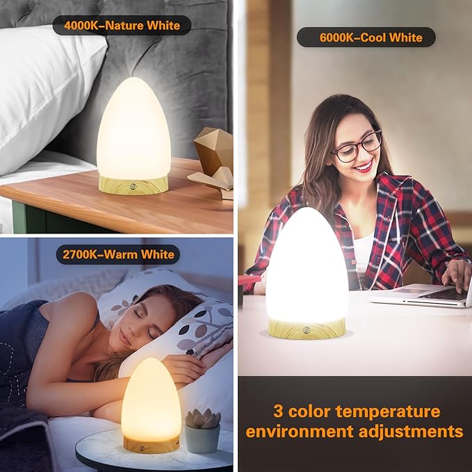 Hopihe Light Therapy Lamp, UV-Free 10000Lux Sunlight Lamp with Touch & Remote Control, Memory Function Happy Sun Lamp 4 Adjustable Brightness Level Timer and 3 Color Temperature for Home, Office