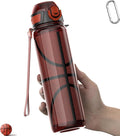 32oz/1L Sport Water Bottle, Light Tritan, Quick-Open Chug Lid/Straw 2-in-1, Leak-Proof, Dishwasher-Safe, BPA-Free, Drop-Resist & Scratch-Resist for Travel/Gym/Office/Fan Gift (Basketball 2)