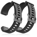 Reluen 2-Pack Bands Compatible with ID115Plus HR — Adjustable Silicone Wrist Straps