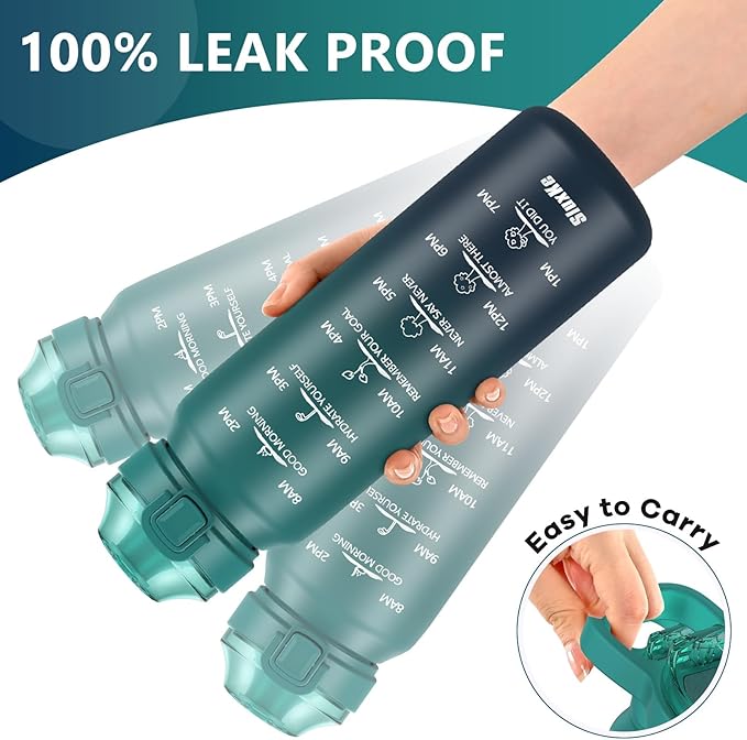 17oz Insulated Water Bottle with 2Lids(Straw Lid & Spout Lid), 500ml Stainless Steel Water Bottle Double Walled Leakproof, Reusable Metal Bottle Keep Cold & Hot for Men, Women BLUE BLUE