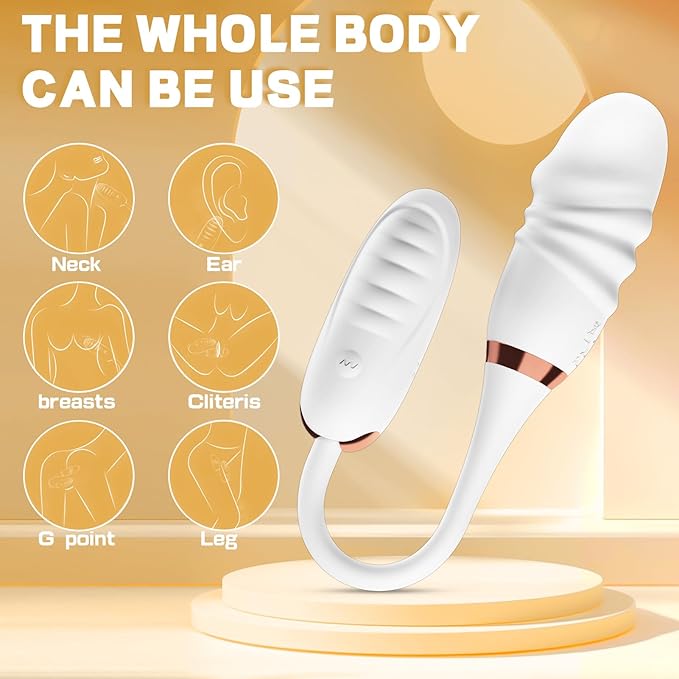 Portable Vibrating Massager -Clitioral Sucker Relaxes Muscles Heating Modes Viboators Toy Couples- for Body and Back Foot Silent Personal for Sports Massage Adult Tools Relaxation PWO69 (Medium)