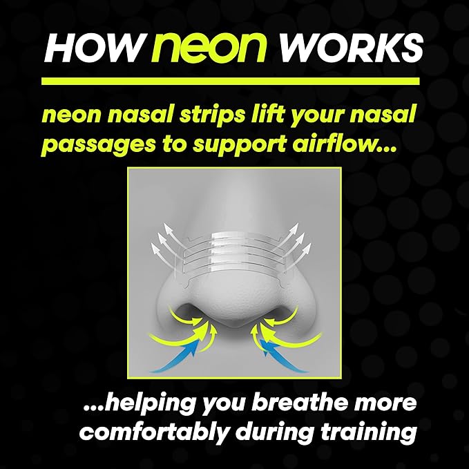 Nasal Strips (60 Count) - Oil & Sweat Resistant Adhesive - Athletic Nasal Strips for Sport & Nose Strips for Snoring & Sleeping - Nose Strips for Breathing (Clear Transparent)