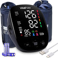 Blood Pressure Monitor - Digital BP Cuff with 8.7” - 16.5” Cuff and 13” - 21” Cuff (Set of 2), 2x120 Reading Memory - Adjustable Blood Pressure Cuff for Upper Arm with Large Backlit Display