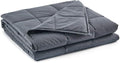 RelaxBlanket Kids Weighted Blanket | 40''x60'',7lbs | for Child Between 60-90 lbs | Premium Cotton Material with Glass Beads | Dark Grey