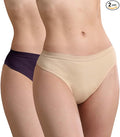 Washable Incontinence Underwear for Women, 2 oz Ladies Leak Proof Briefs for Postpartum Bladder Control 2 Pack (Berry-Beige, 2XL)