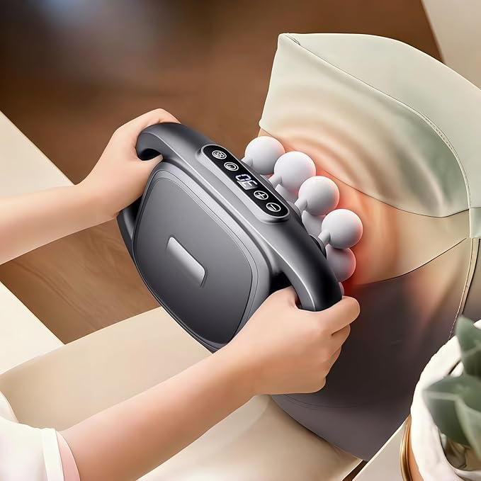 16-Drive Massage Gun Deep Tissue Muscle Massager with 3 Modes & 30 Intensities, Portable Quiet Percussion Massager for Legs, Waist, Back, Neck, Buttocks Muscle Pain Relief