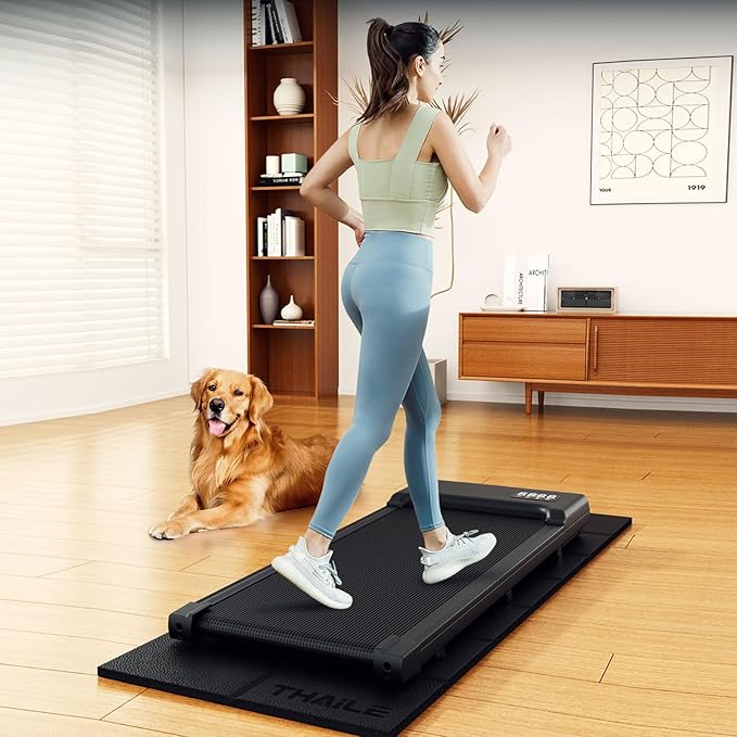 Walking Pad Treadmill Mat for Carpet Floors,55x24 Hardwood Floor Protection, Mats for Under Walking pad/Treadmill/Bike/Exercise Equipment on Carpets, Noise Shock Absorption, Stationary