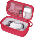 FBLFOBELI Hard Travel Case for NuFACE MINI+ Starter Kit, Hunvva EP-300 Mini Microcurrent Facial Device (Case Only) (Rose Red)