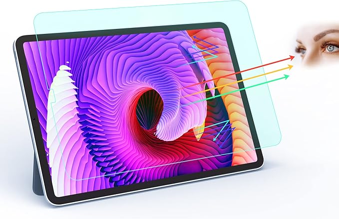 ZOEGAA blue light Screen Protector For Ipad Mini (A17 Pro/mini 6,2024-2021 Model,7th/6th Generation,8.3 inch), Ipad Mini 6 Screen Protector, Eye Protection Blue Light, Anti Glare, Relieve Eye Fatigue