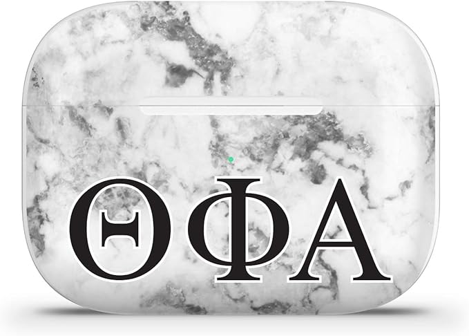 Apple AirPod Pro Skin 3M Custom Vinyl Wraps Decal Sticker Stylish Covers for Protection & Customization for 2019 Model A2190 - Theta Phi Alpha