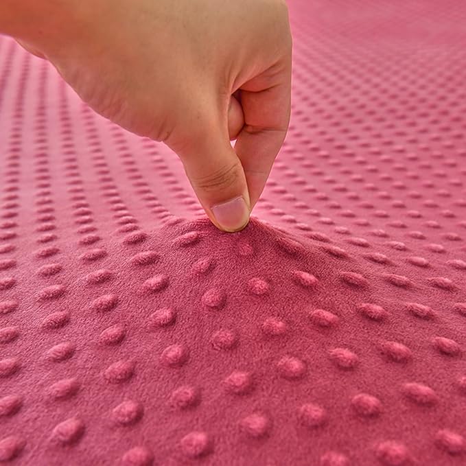 ZIQINPSQ Coral Velvet Fitted Sheet-Thickened Cold-Resistant and Warm Bed Sheets-Soft Velvet Fleece Fitted Sheets with-Elastic All Around. (PaleVioletRed, King)