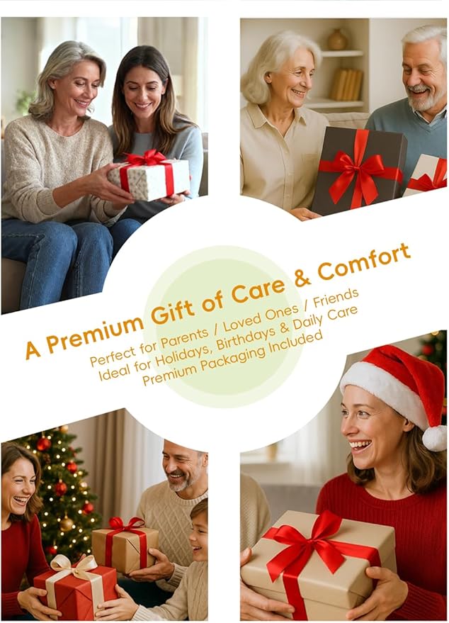 Smart Lower Back Massager with Soothing Warm Therapy & Air Traction – Spinal Decompression Device for Sciatica Relief, Lumbar Pressure & Stiffness – Ideal Gift for Parents & Loved Ones