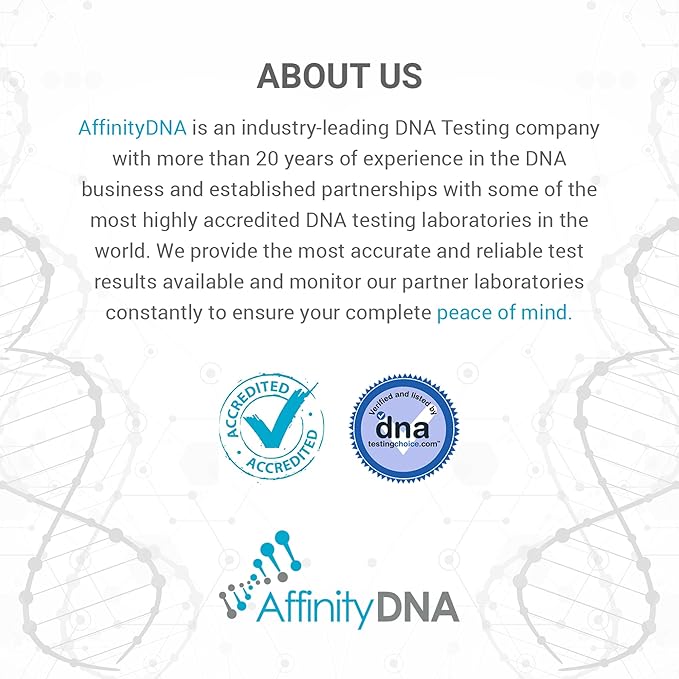 Paternity DNA Testing Kit - 99.99% Accurate Genetic Swab Test | 21 Loci Paternity Home DNA Test Kits for Father and 1 Child | Results in 4 Working Days | Laboratory Fee Not Included