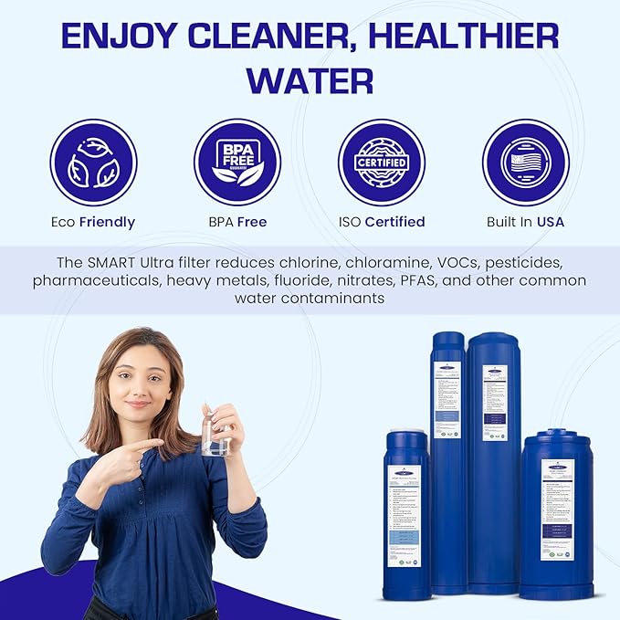 SMART Replacement Filter | 2-7/8" x 9-3/4" SMART Ultra Cartridge | CQE-RC-04003 | Crystal Quest