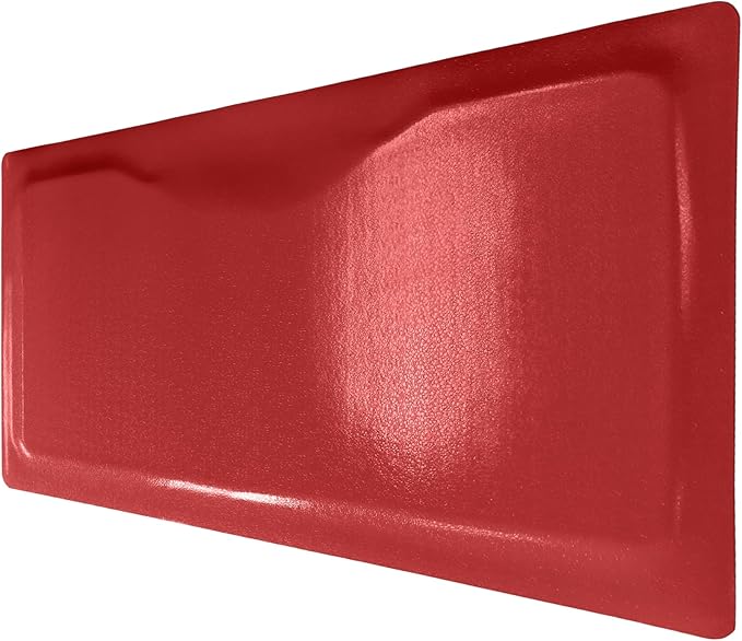 Rhino Mats, Rhino Hide Salon Mat, Non-Slip Standing Cushioned Comfort Anti-Fatigue Mat for Salon, Barbershop, or Spa (Red Rectangle, 3' x 5' x 1/2")