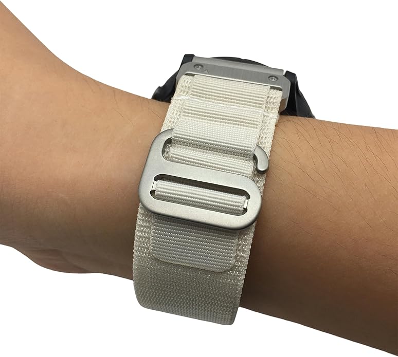 Custom Fit by Wrist Size, Small & Large Wrists, for Garmin Nylon Watch Band –– Compatible with QuickFit 20mm / 22mm / 26mm, Fenix 7, Instinct 2X, Forerunner, Epix, Tactix, MARQ, quatix, Approach