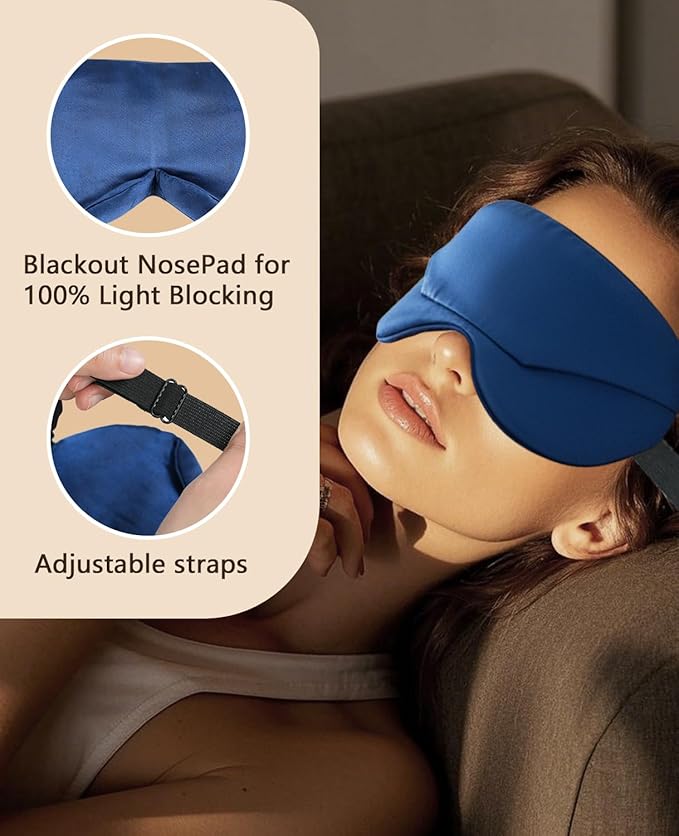 Heated Eye Mask-Cordless Eye Mask for Dry Eyes,Electric Warm Compress for Eyes,Improved Sleep, Blackout Eye Heating Pad for Eye Relief,Rechargeable Warming Eyes Mask for Travel with Washable Cover