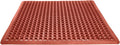 Rhino Mats, B-Series Anti-Fatigue Drain-Thru, Grease Proof, Non-Slip Drainage Floor Mat for Restaurant, Kitchen, Pool, Car Wash, Lab, Gyms, Workplace, Docks or Anywhere (Terra Cotta, 3' x 3' x 3/4")
