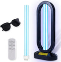 UV Light Sanitizer w/Spare Bulb with Ozone,UVC Disinfection Lamp with Remote Control,Ultraviolet Light Sanitizer for Whole Home,Room & Kitchen,UV Sterilizer15/30/45/60 Minutes Timer