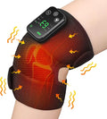 Cordless Heated Knee Massager, Knee Massager with Heat, Knee Massager for Pain Relief, Knee Heating Pad for Knee Pain Relief, FSA Eligible HSA, Heated Knee Brace Wrap, Black