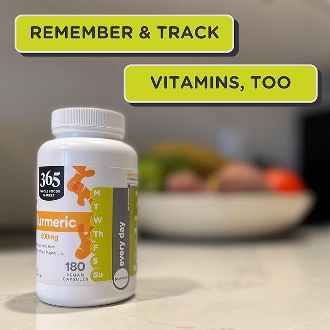 TOOKTAKE Daily Tracking Stickers for Vitamins & Medication in Any Form,Vitamin Organizer,Easy Pill Tracker,Daily Pill Organizer,Medicine Organizer,Weekly Pill Box,7 Day Week, AM/PM,Day & Night
