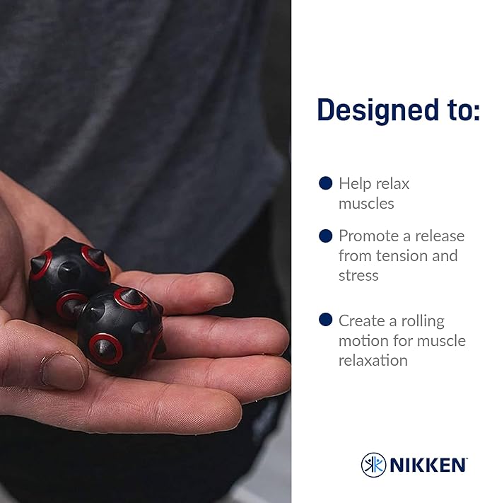 Nikken MagDuo - Massager 13201 - Compact Magnetic Deep Tissue Massager for Fatigue, Tension, and Muscle Comfort
