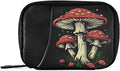 Mushroom Pill Box 7 Day Pill Case Travel Pill Organizer Bag Container for Medicine with Zipper Portable Weekly Case Compact Size for Medicine, Vitamin, Supplement
