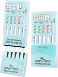 Easy@Home Multi-Drug Screen Test - Urine Drug Test Kit Testing 5 Most Used Drugs Amphetamine (AMP), Cocaine (COC), Morphine (OPI 2000), Oxazepam (BZO), Cannabinoids (THC 50) - #EDOAP-754 (50 Pack)