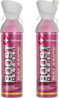 Boost Oxygen Large Balance Pink Grapefruit Aroma 10L Canister | Respiratory Support for Aerobic Recovery, Altitude, Performance & Health (2 Pack)