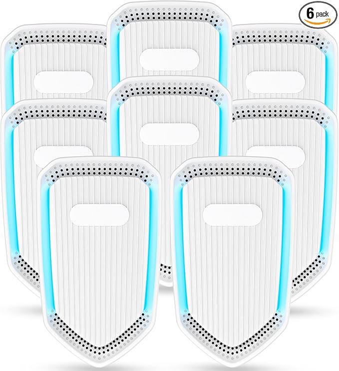 2026 Air Ionizer Plug In-8Pack Negative Ion Air Purifiers Ionizer,Quiet Air Freshener Indoor Portable Cleaner,Wall Plug In Negative Air Purifier for Home,Bedroom,Office,Odor Reducer Pets,Smoke Smell