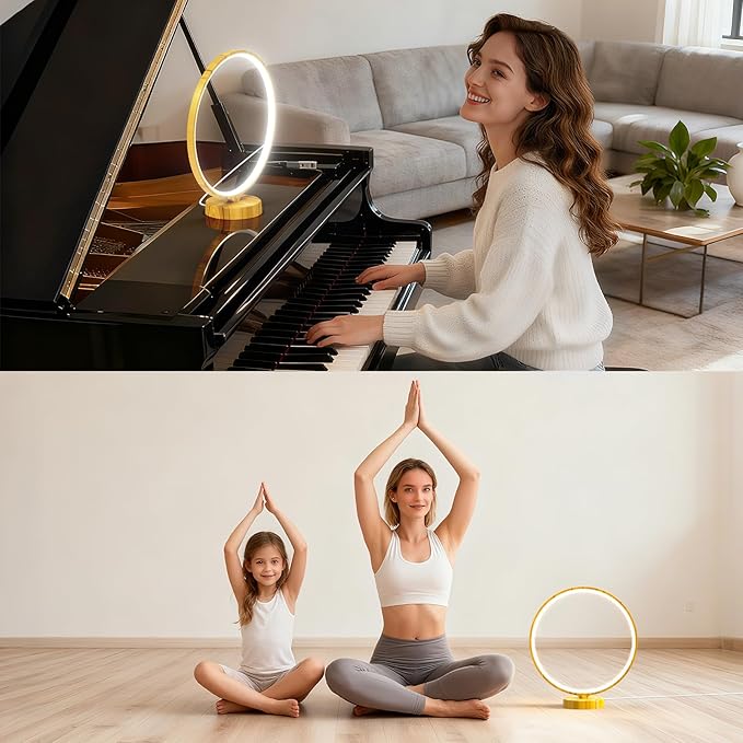2 in 1 Light Therapy & Desk Lamp - 10000 Lux Sun Lamp with Dual Controls, 4 Timer, Dimmable, 3 Color Temperatures